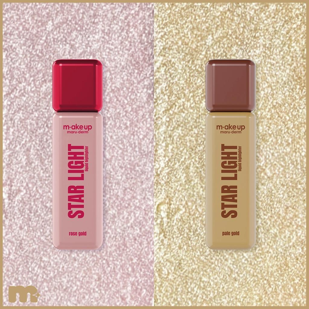 Maruderm Make Up Star Light Liquid Highlighter Pale Gold 30ml by Beauty Care Bag