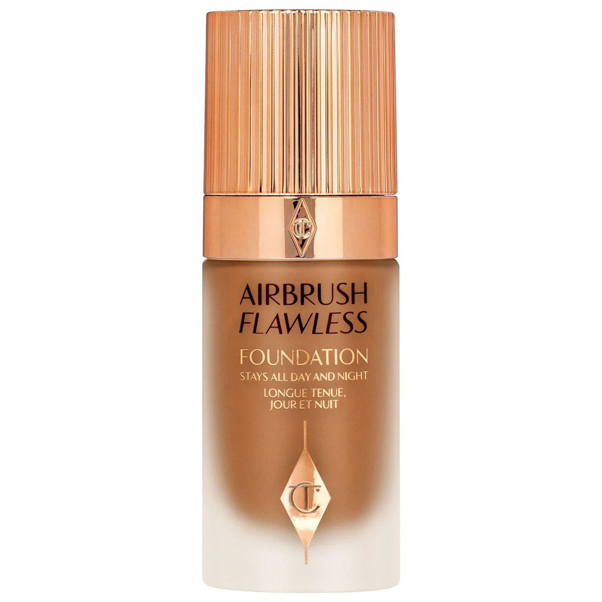 Charlotte Tilbury Airbrush Flawless Longwear Foundation: Full Coverage, Matte Finish, Anti-Aging, Hydrating & Poreless Liquid Foundation by Beauty Care Bag