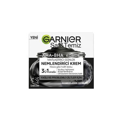 Garnier Daily Moisturizing Cream for Oily Skin - Garnier Pure Charcoal Mattifying Moisturizing Cream 50ml by Beauty Care Bag