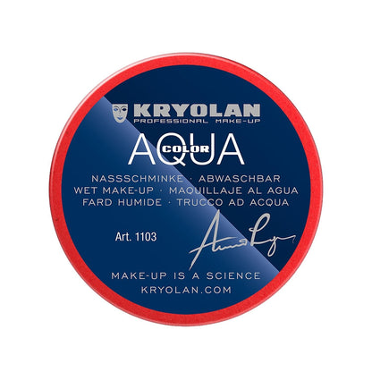 Kryolan Aquacolor Professional Face & Body Paint 079 Red 55 ml by Beauty Care Bag