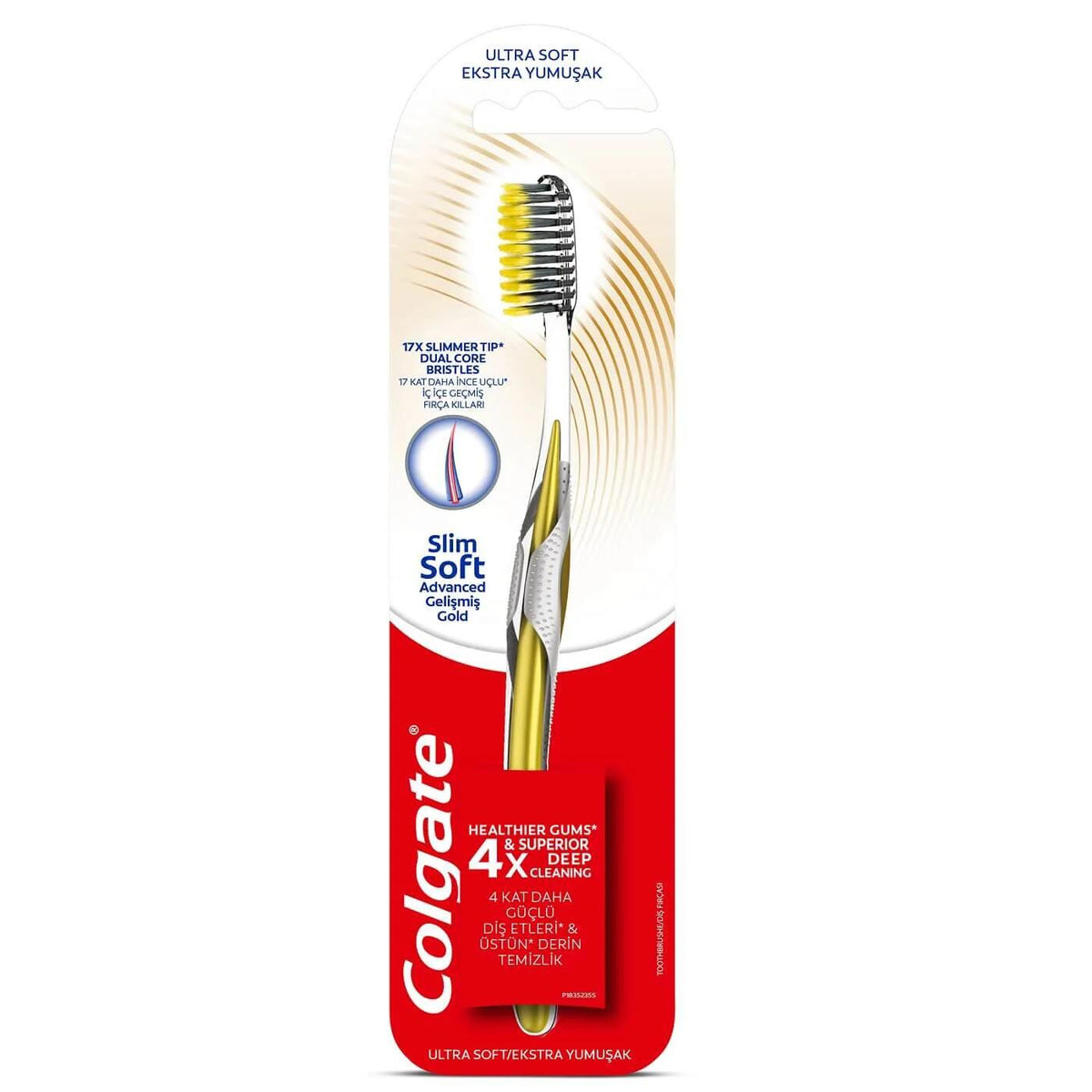Colgate Micro Fine Advanced Gold Toothbrush 1 pc by Beauty Care Bag