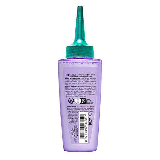 L'Oreal Paris Elseve Hydra Hyaluronic Scalp Serum: Deep Cleansing Anti-Oil Treatment with Salicylic & Hyaluronic Acid for Lasting Freshness by Beauty Care Bag
