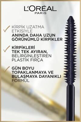 L'Oreal Paris Telescopic Waterproof Mascara - Black Lengthening Mascara for Long, Defined Lashes - Smudge-Proof, All-Day Wear by Beauty Care Bag