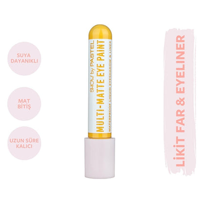 Show by Pastel Multi-Matte Eye Paint waterproof eyeshadow and eyeliner