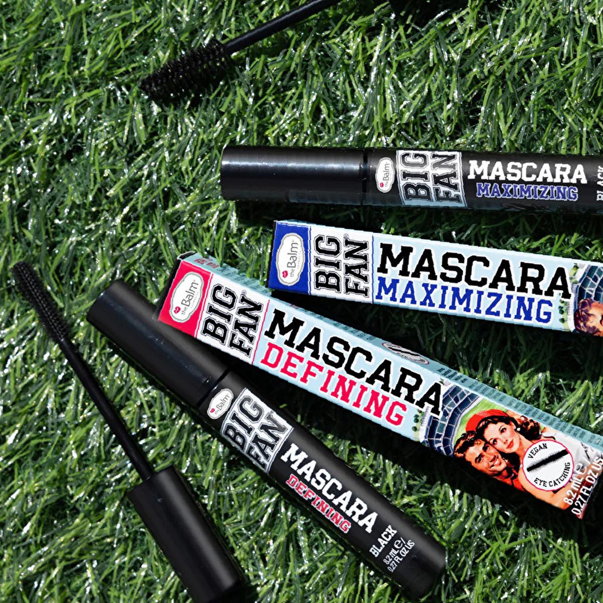 theBalm Big Fan Defining Mascara: Xtra-Lush Brush for Volumizing & Long-Lasting Eyelash Enhancement Ð Achieve Dramatic, Thick Lashes All Day. by Beauty Care Bag