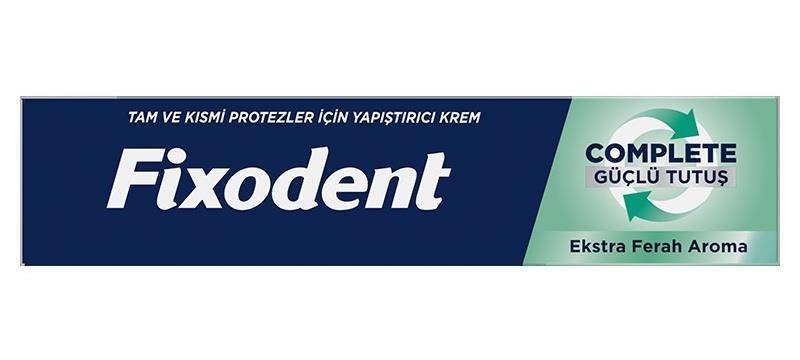 Fixodent Complete Extra Fresh Denture Adhesive: Strong Hold, Complete Seal, Fresh Breath - 47g by Beauty Care Bag