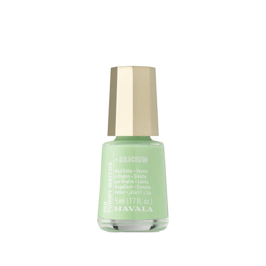 Mavala Mini Color 460 Yummy Matcha Nail Polish - Portable 5ml Travel-Sized Cosmetic by Beauty Care Bag