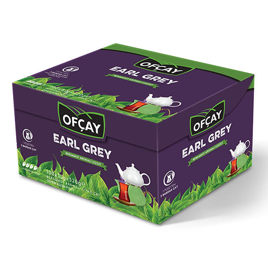 Ofçay premium Earl Grey tea bags, 100 count