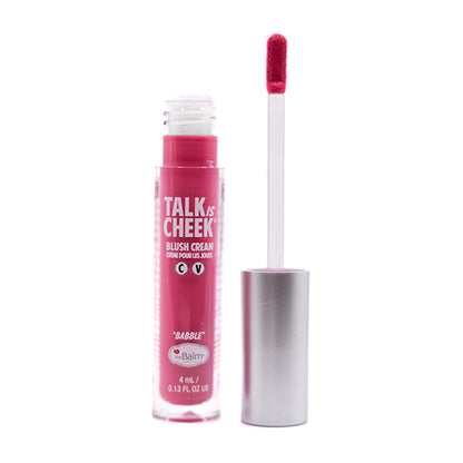theBalm Talk is Cheek vegan liquid blush with sponge applicator