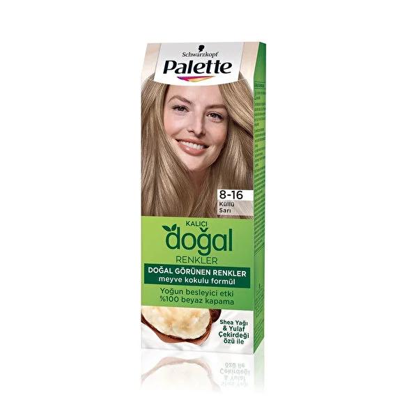 Palette Natural Colors hair dye in 8-16 Ash Blonde