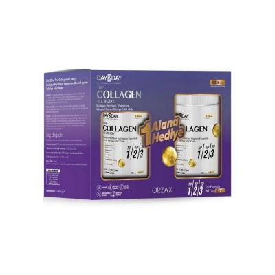 Day2Day Halal Collagen Supplement with Vitamin C & Hyaluronic Acid - 600g (2 x 300g) by Beauty Care Bag