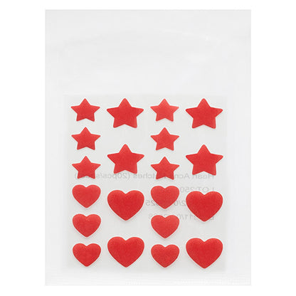 Bee Beauty Heart-Shaped Acne Pimple Healing Patch with Tea Tree Oil: Discreet Blemish Treatment, Soothes & Protects (20 Patches) by Beauty Care Bag