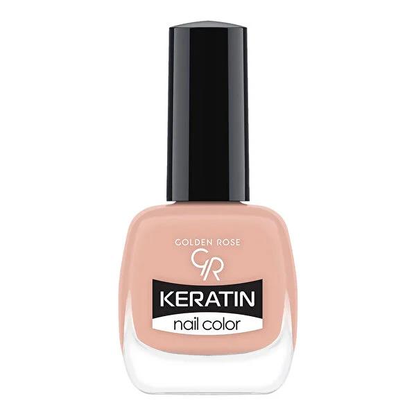 Golden Rose Keratin Nail Polish No. 115 - Long-Lasting Color with Keratin Enrichment by Beauty Care Bag