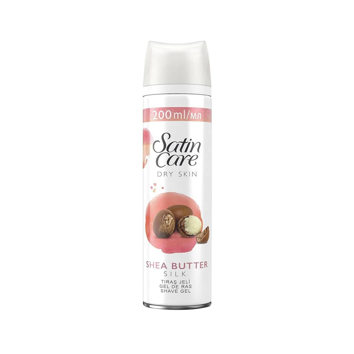 Satin Care Shaving Gel for Dry Skin - 200ml, Gentle Shaving Care for Sensitive Skin by Beauty Care Bag