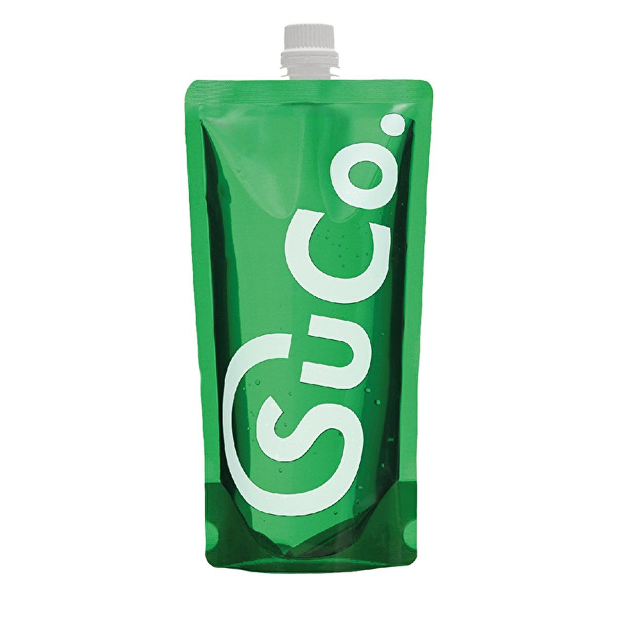 SuCo Green Bee 2.0: Foldable Reusable Water Bottle - 600ml BPA-Free, Lightweight & Eco-Friendly - Perfect for Travel, Hiking & Everyday Hydration by Beauty Care Bag