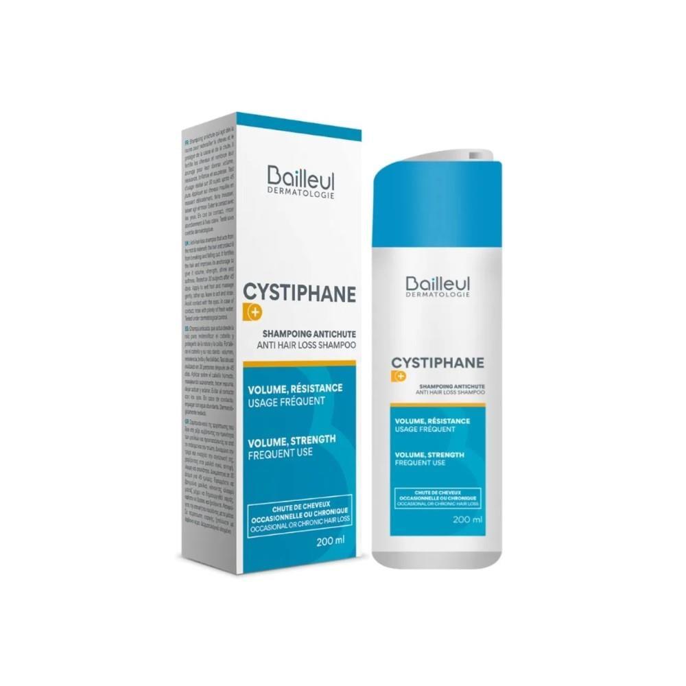 Cystiphane Anti-Hair Loss Shampoo 200ml - Dermatologically Tested, Menthol-Rich Formula for Hair Loss Treatment by Beauty Care Bag