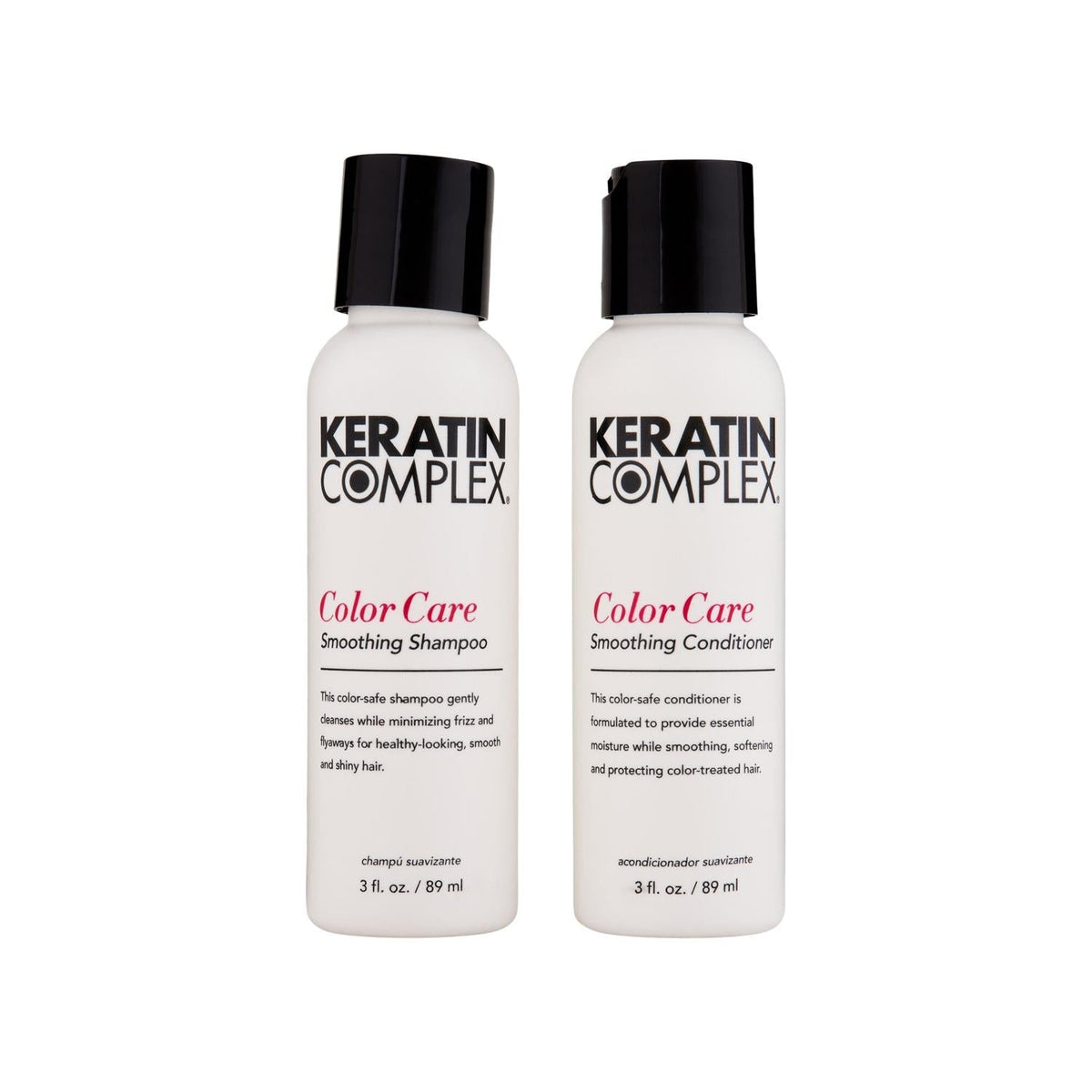 Keratin Complex color protecting smoothing shampoo and conditioner set