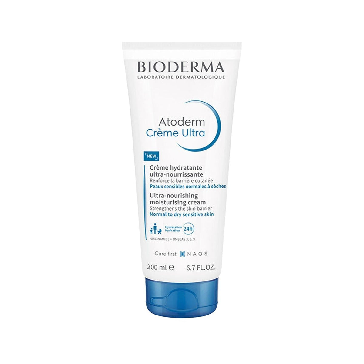 Bioderma Atoderm moisturizing cream for dry skin, 200ml