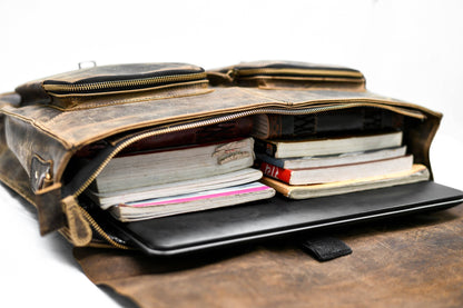 The Indiana Jones by Classy Leather Bags