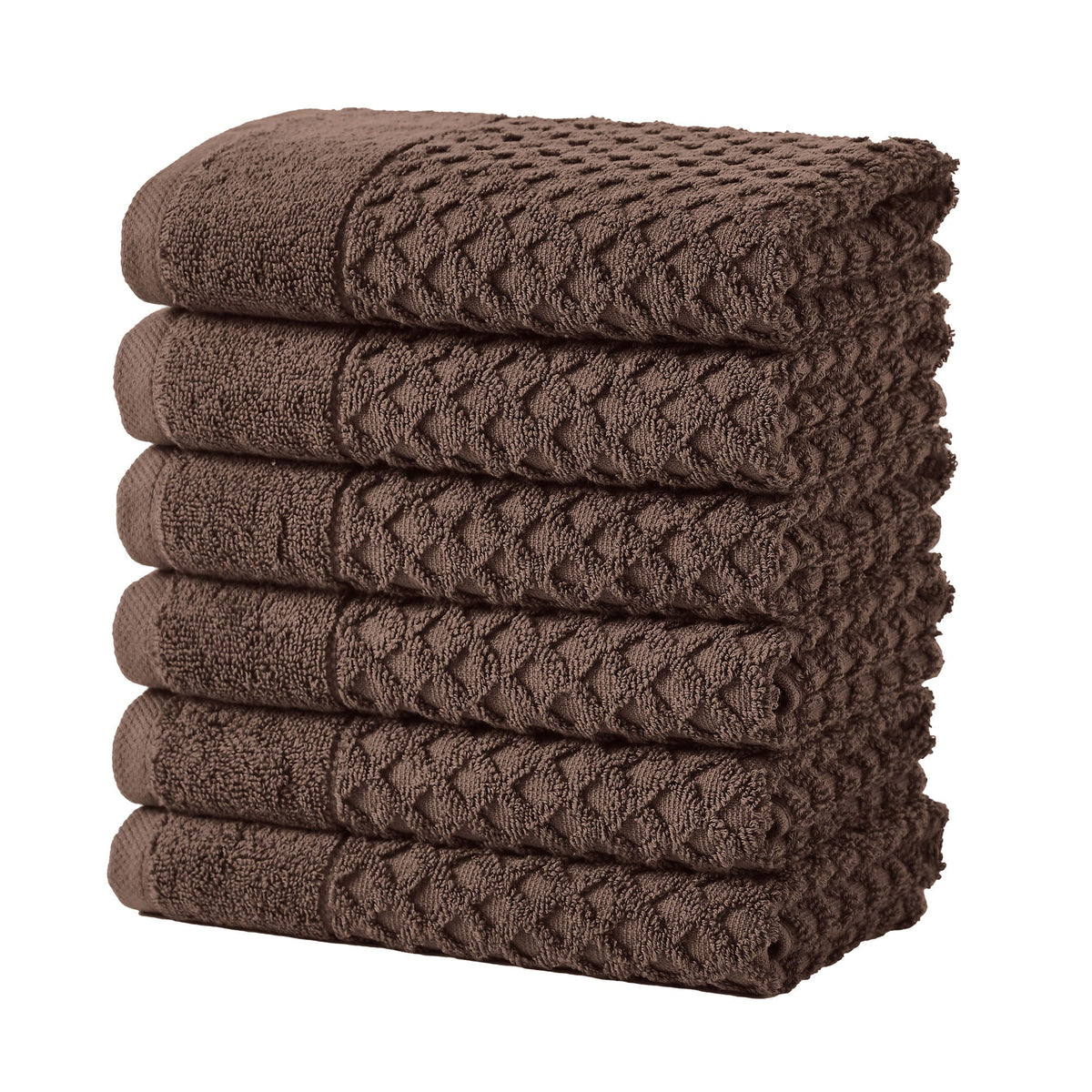 Cotton Diamond Waffle Weave Bath Towel Set - Grayson Collection by Great Bay Home