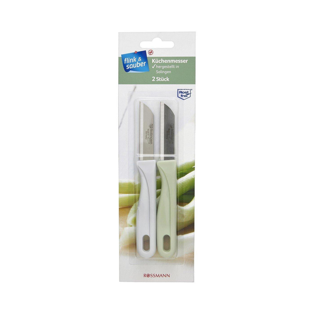 Flink Sauber Stainless Steel Fruit Knife Set - 2 Pack by Beauty Care Bag