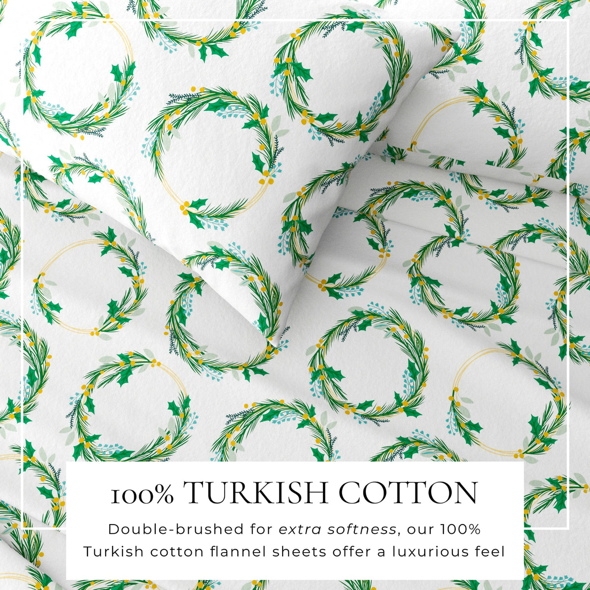 Turkish Cotton Flannel Sheet - Lakeview Collection by Great Bay Home