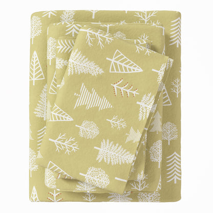 Turkish Cotton Flannel Sheet - Lakeview Collection by Great Bay Home
