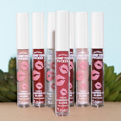 theBalm Instant Plump Your Pucker Lip Plumper Gloss: Get Fuller, Hydrated Lips with Organic Jojoba & Avocado Oil - Non-Sticky Formula, 5 Colors. by Beauty Care Bag
