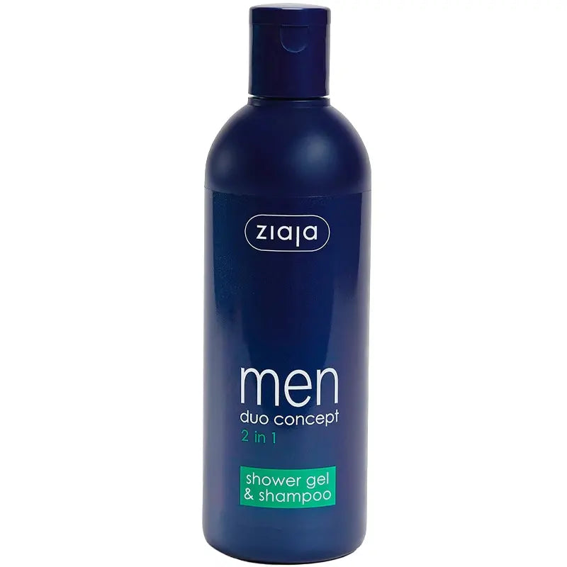 Ziaja Men 2-in-1 Shower Gel & Shampoo 300ml by Beauty Care Bag