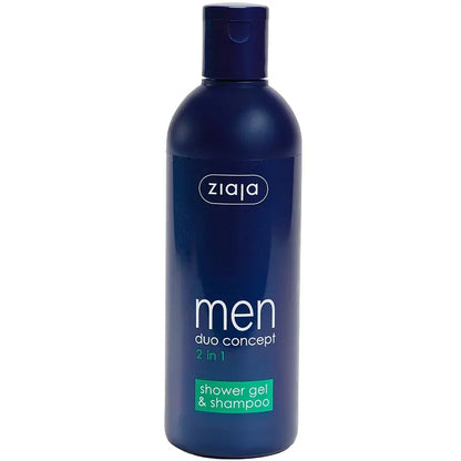 Ziaja Men 2-in-1 Shower Gel & Shampoo 300ml by Beauty Care Bag