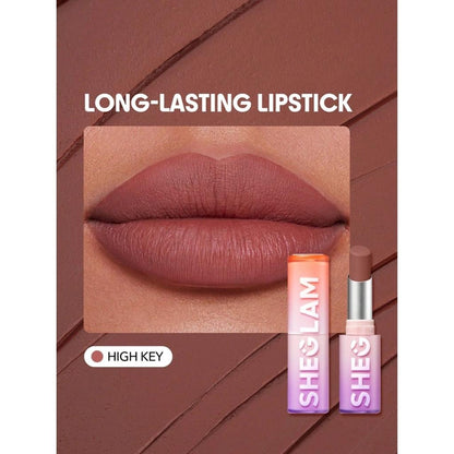 Sheglam Dynamatte Boom Matte Lipstick in 111 High Key 4g by Beauty Care Bag