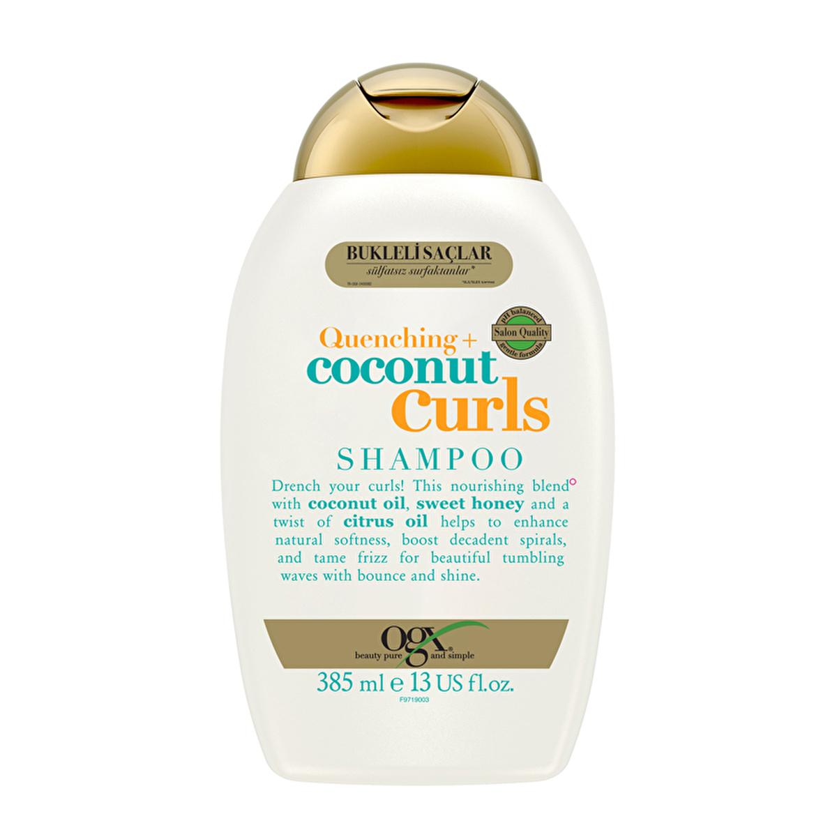 OGX Coconut Curls sulfate-free shampoo for curly hair, 13.01 fl oz