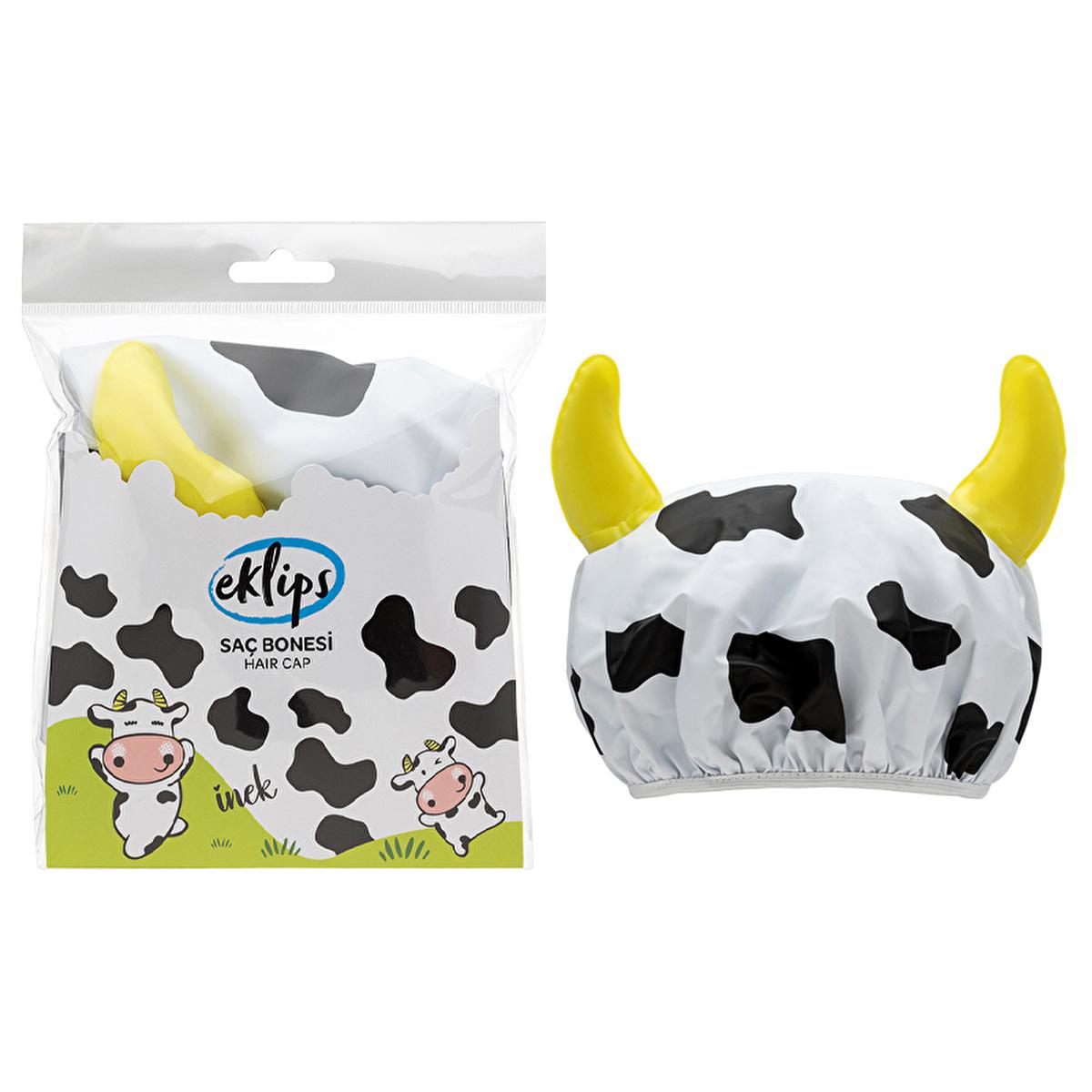 Eklips Unicorn Hair Bonnet - Waterproof Hair Protection for Curly Hair, Shower Cap with Elastic Band by Beauty Care Bag
