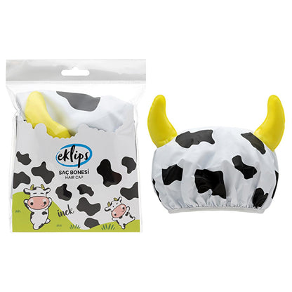Eklips Unicorn Hair Bonnet - Waterproof Hair Protection for Curly Hair, Shower Cap with Elastic Band by Beauty Care Bag
