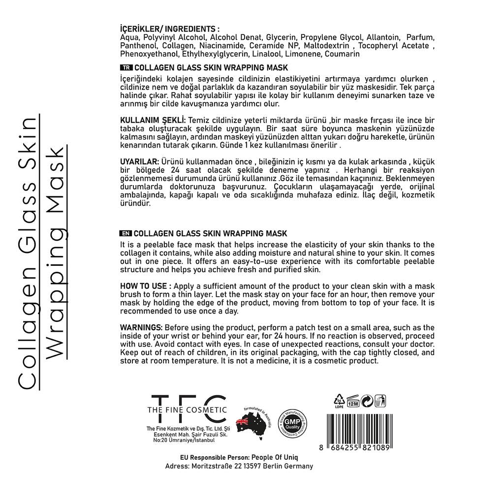 The Fine Organics Niacinamide & Ceramide Glass Skin Mask 60 ml by Beauty Care Bag