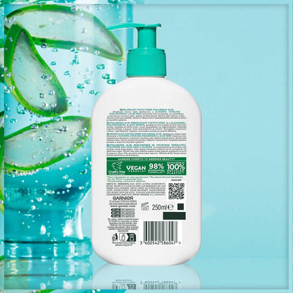 Garnier Hyaluronic Aloe Vera Facial Cleanser: Hydrating, Soothing Vegan Face Wash for Sensitive Skin - Sulfate-Free, 8.45 fl oz by Beauty Care Bag