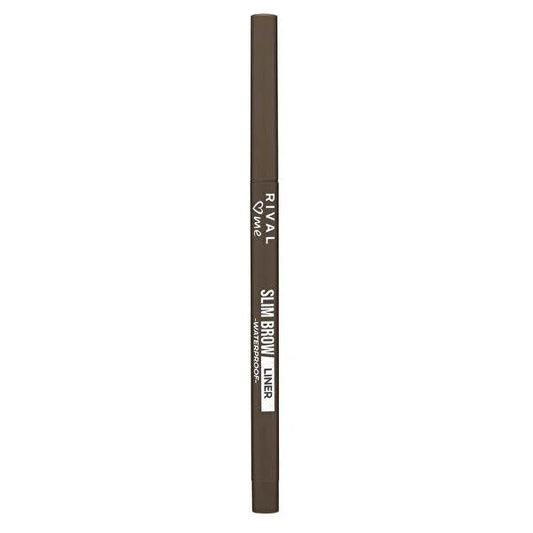 Rival Loves Me Ultra-Precise Waterproof Eyebrow Pencil - Medium Brown, Long Lasting Cosmetics for Precise Eyebrow Definition by Beauty Care Bag