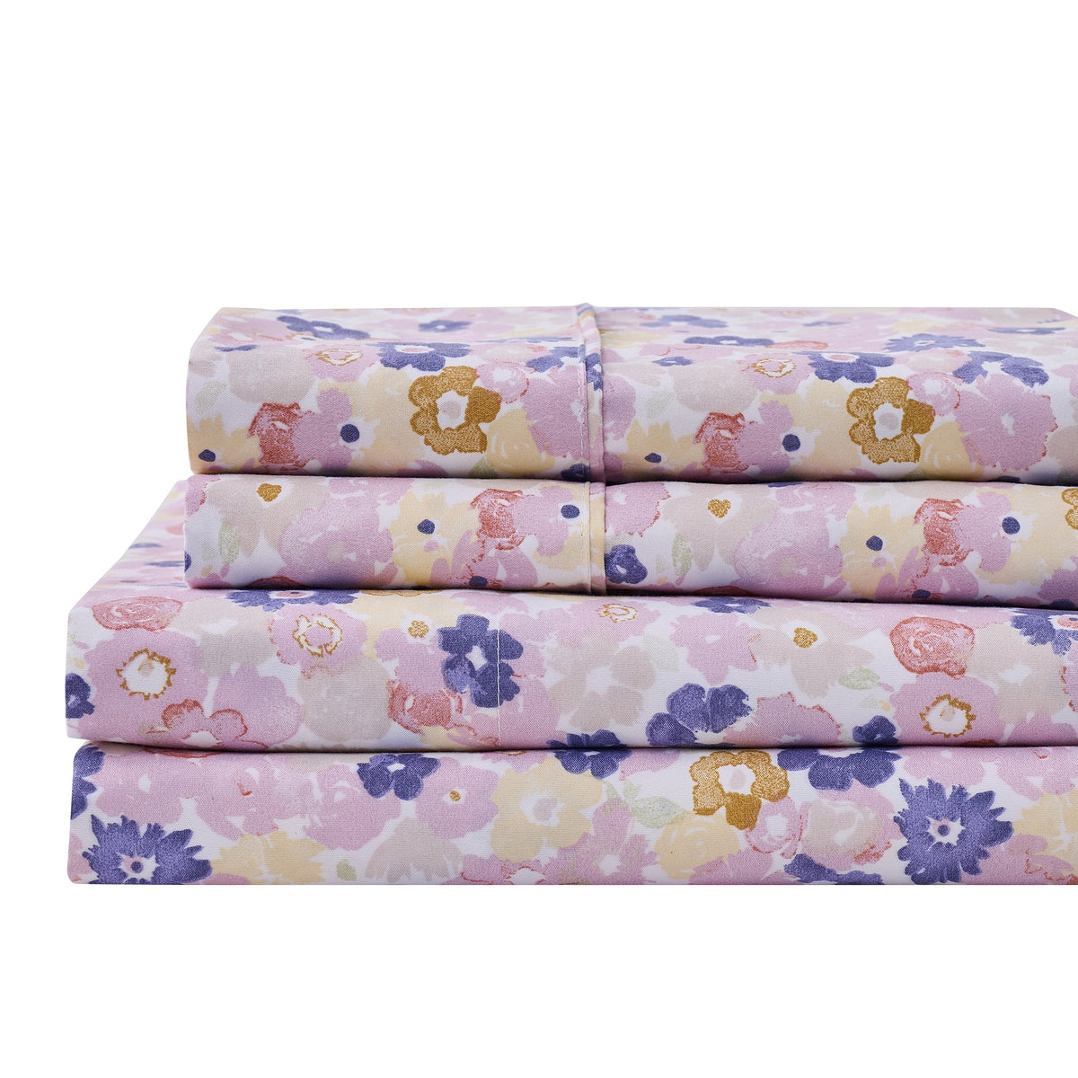 Watercolor Floral Sheet Set - Delia Collection by Great Bay Home