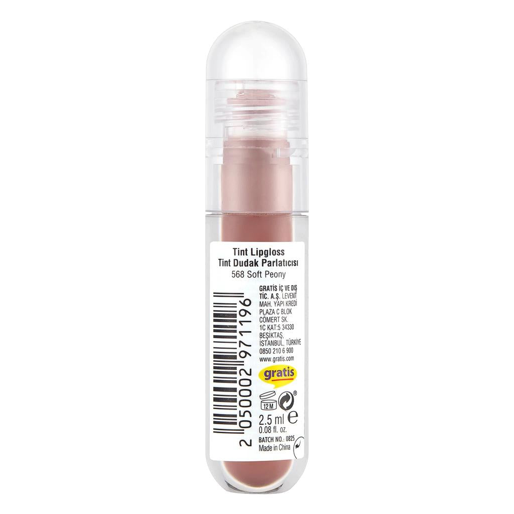 Beaulis Stain It Tint Lip Gloss in Soft Peony 568 by Beauty Care Bag