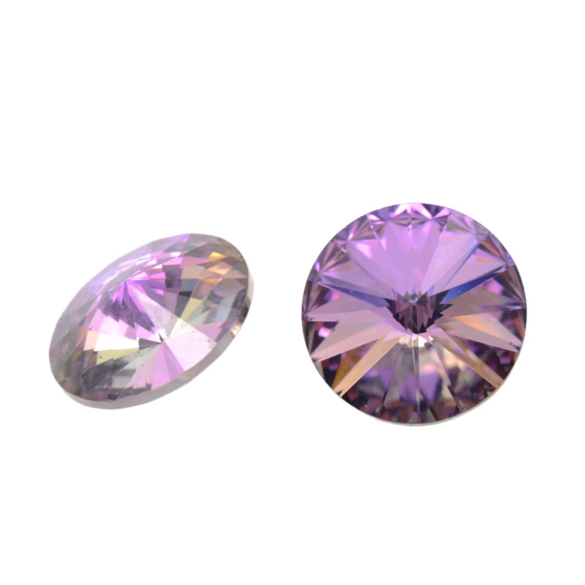 Swarovski Crystal 1122 Rivoli 10.5mm Vitrail Light - Premium Faceted Stone by Continental Bead Suppliers