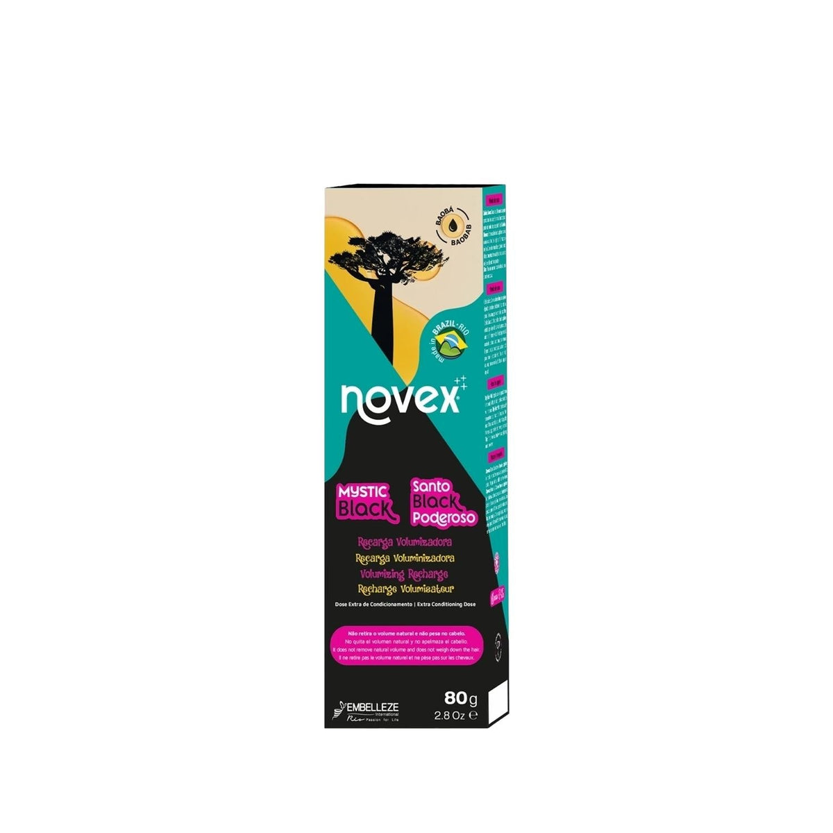 Novex Mystic Black Leave-In Hair Cream for Split Ends 80g by Beauty Care Bag