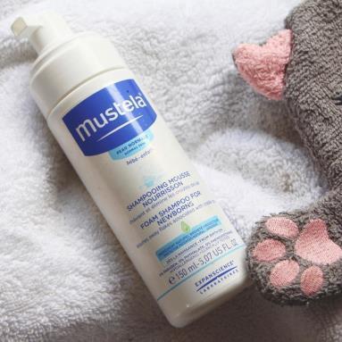 Mustela Baby Foam Shampoo for Newborns - Gentle, Tear-Free, 5.07 fl oz by Beauty Care Bag