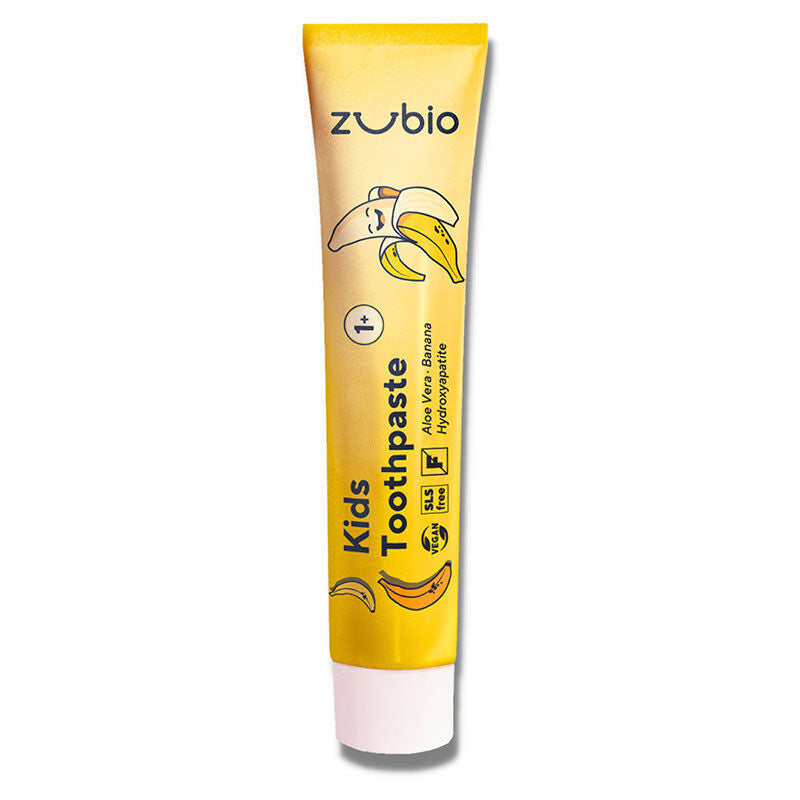 Zubio Kids Banana Toothpaste with Aloe Vera 50g by Beauty Care Bag