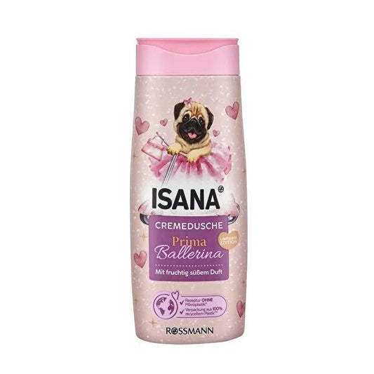 Isana Vegan Shower Gel with Blueberry & Raspberry - Gentle, pH Balanced, Eco-Friendly Packaging - 10.14 fl oz by Beauty Care Bag
