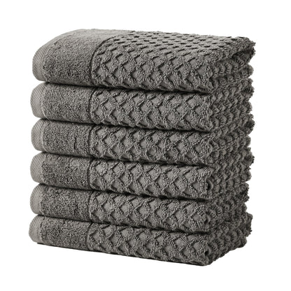 Cotton Diamond Waffle Weave Bath Towel Set - Grayson Collection by Great Bay Home